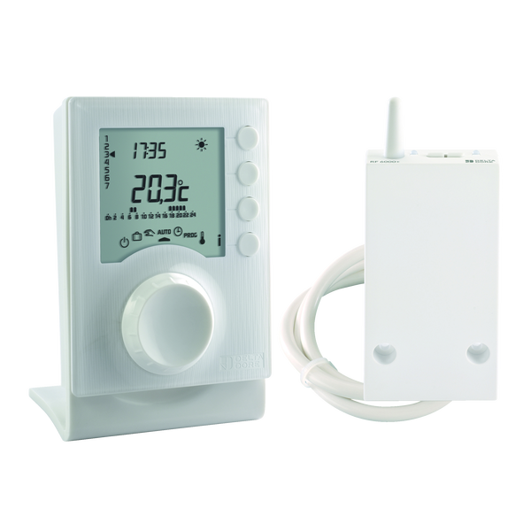 Thermostat d'ambiance programmable radio piles - Tybox 1137 - 6053064- Delta Dore