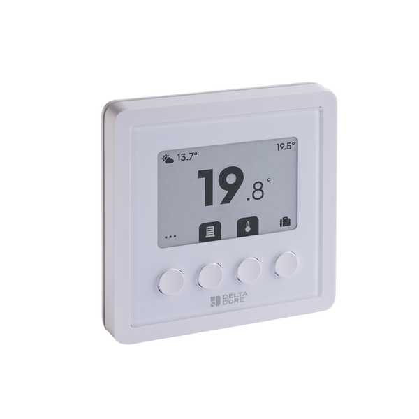Boîtier d'ambiance piles pour gestion occultants et chauffage - Tywell Control - 6702001 - Delta Dore
