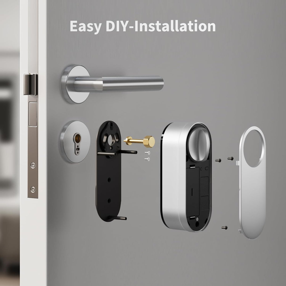Pack serrure intelligente U200 avec cylindre ajustable – Noir – Aqara