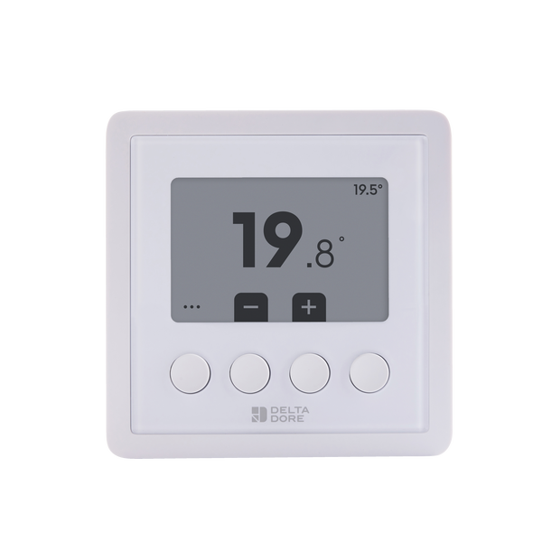 Boîtier d'ambiance piles pour gestion occultants et chauffage - Tywell Control - 6702001 - Delta Dore