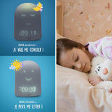 Réveil + Babyphone connecté éducatif Rémi – Gris – UrbanHello