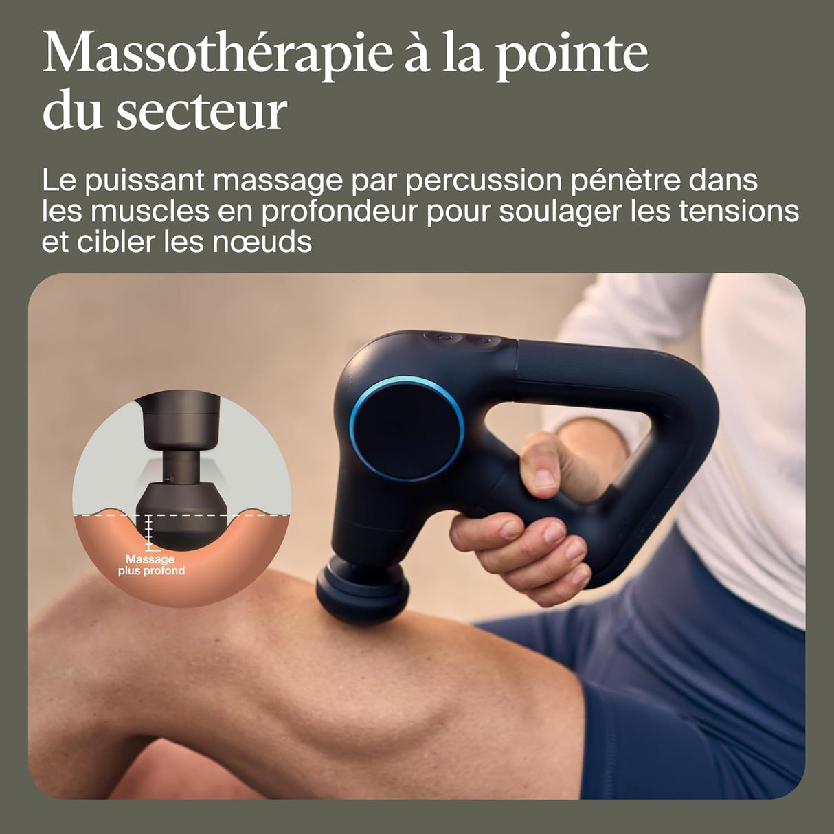 Theragun Prime Plus - Pistolet de massage percussif récupération musculaire - Therabody