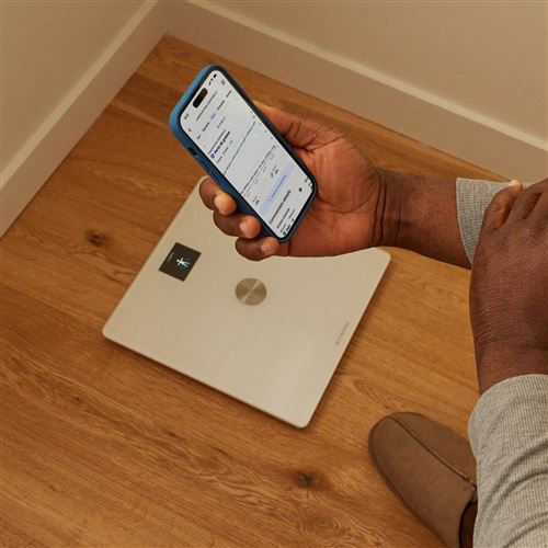 Body Comp White / Blanc - Balance connectée Wi-Fi – Withings