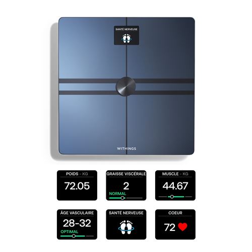 Body Comp Noir - Balance connectée Wi-Fi – Withings