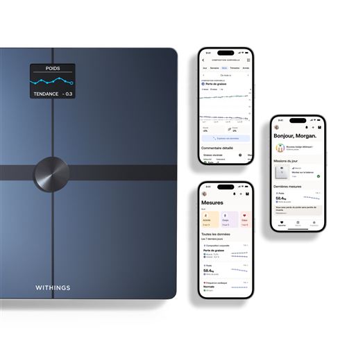 Body Smart Noir - Balance connectée Wi-Fi – Withings