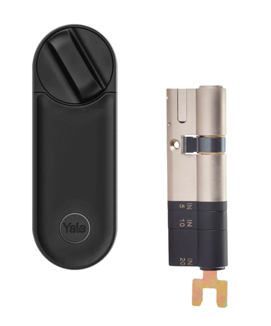 Serrure connectée Linus L2 Noir & Cylindre ajustable Linus - Yale