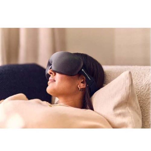 SmartGoggles 2.0 Black - Masque connecté relaxation yeux et sommeil - Therabody