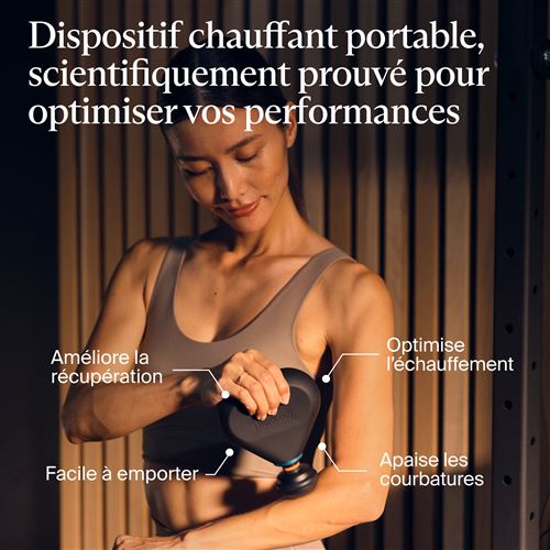 Theragun Mini Plus Noir - Pistolet de massage chauffant - Therabody