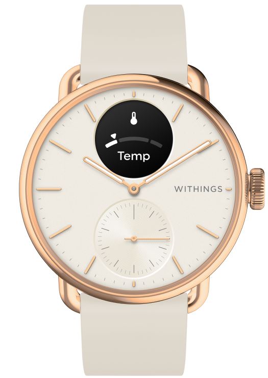 ScanWatch Light 37 mm Rose Gold - Montre connectée – Withings