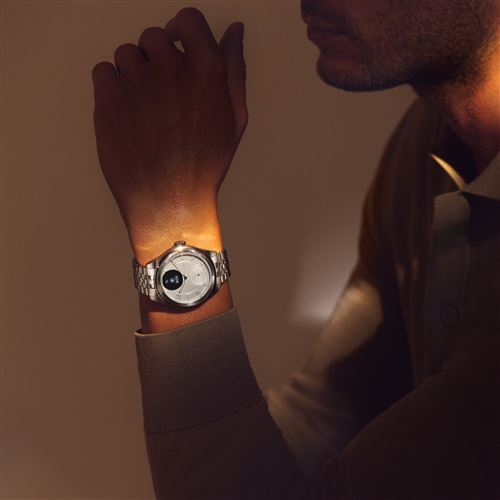 ScanWatch Nova Brilliant 39 mm Edition argent - Montre connectée - Withings