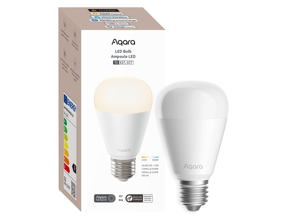 Pack éclairage 2 ampoules douilles classique E27 & Hub M100 - Aqara