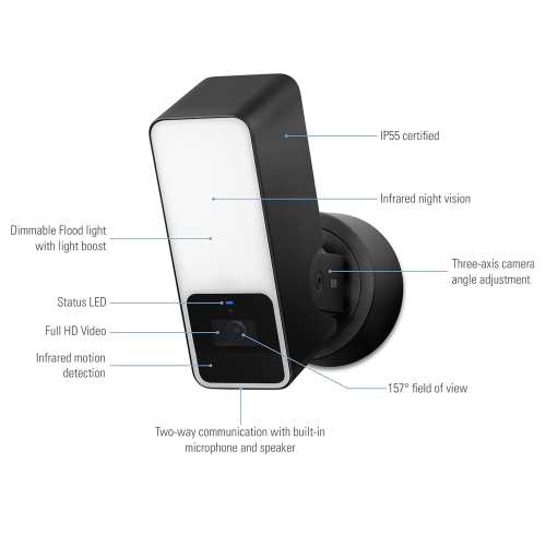 Caméra de sécurité extérieure avec projecteur intégré Eve Outdoor Cam - Eve