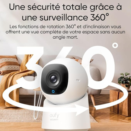 VENTE FLASH : Caméra intérieure orientable C220 2K - Eufy