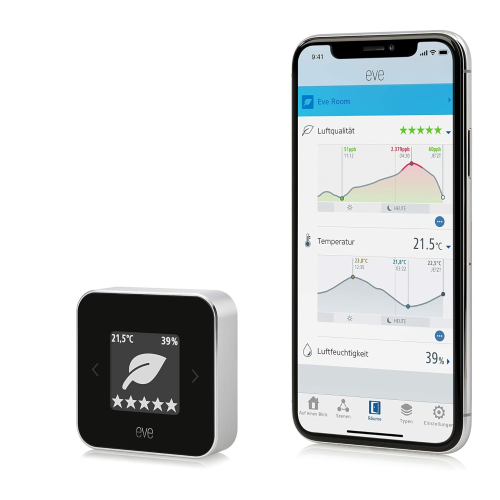 Capteur de qualité de l’air intérieur connecté Eve Room - Eve