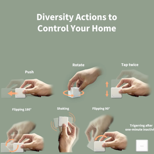 Télécommande sans fil / contrôleur intelligent Zigbee 3.0 Cube T1 Pro - Aqara