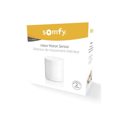 Détecteur de mouvement intérieur - compatible animaux et Home Alarm - Somfy