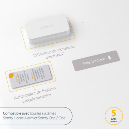 IntelliTAG - Détecteur d'ouverture compatible Home Alarm - Somfy