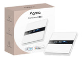 Interrupteur intelligent 2 canaux avec écran Zigbee 3.0/Matter - Display Switch V1EU - Aqara