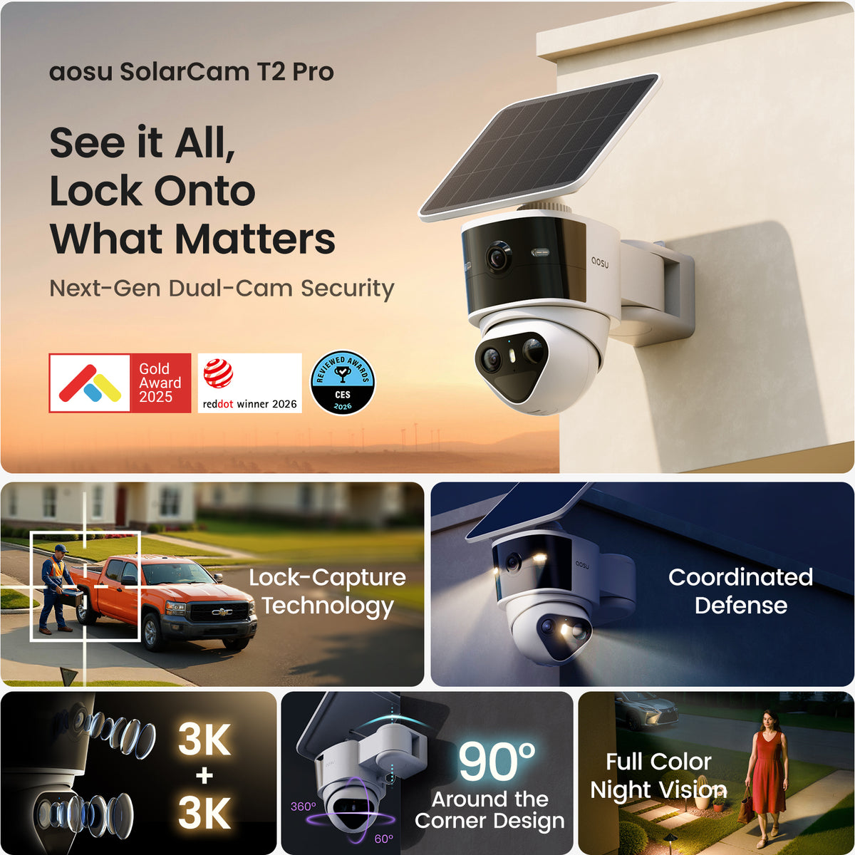 SolarCam T2 Pro – visuel 1 – Aosu