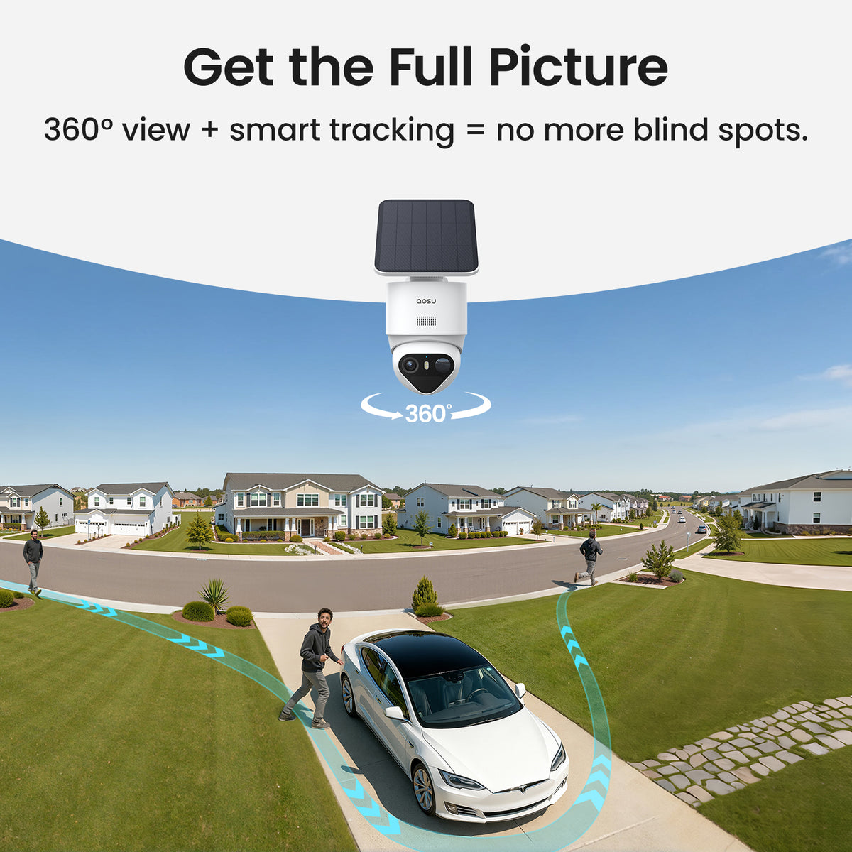 Suivi 360° – SolarCam T2 Ultra Aosu