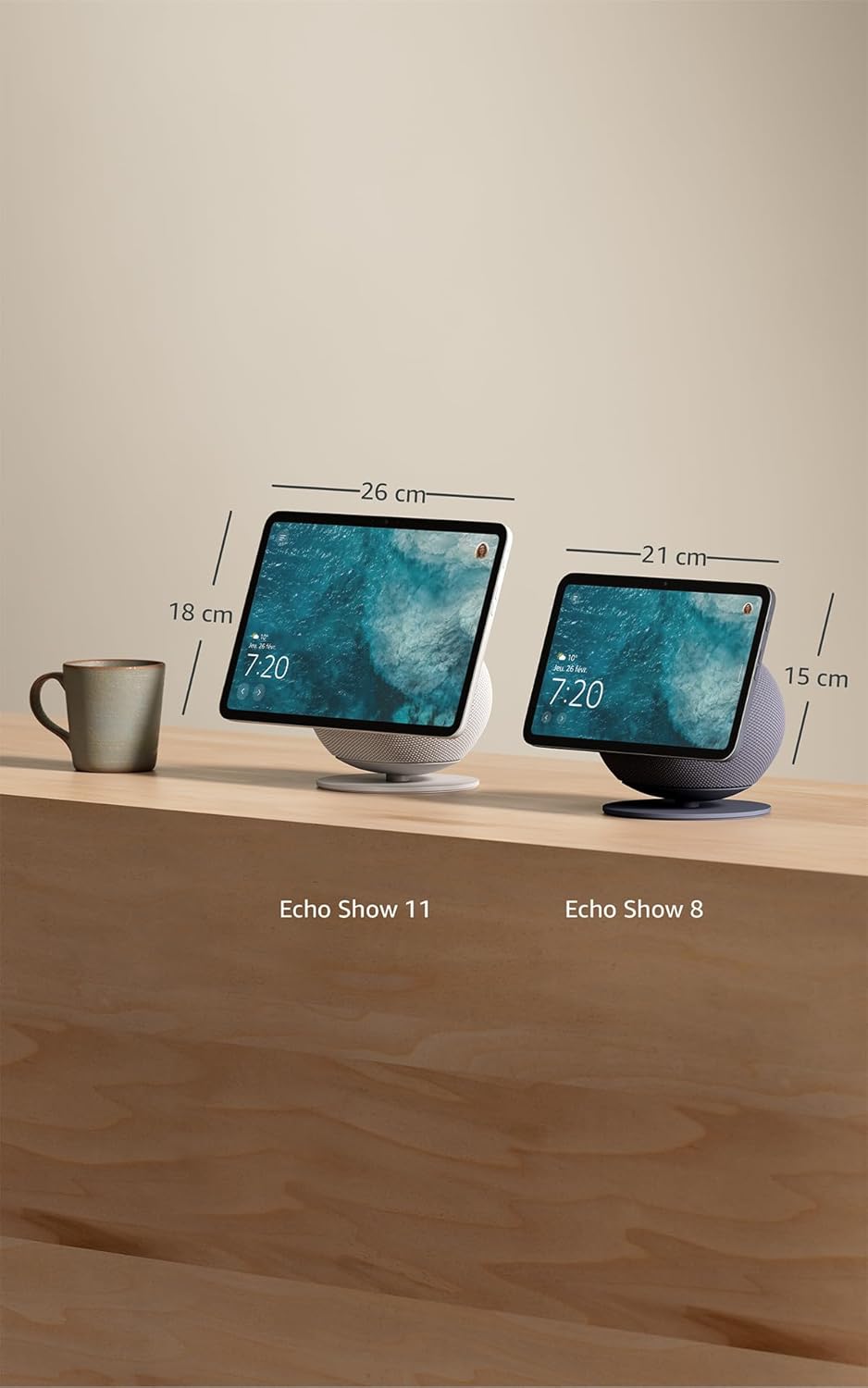 Echo Show 11 (Modèle 2025) – Noir – Amazon