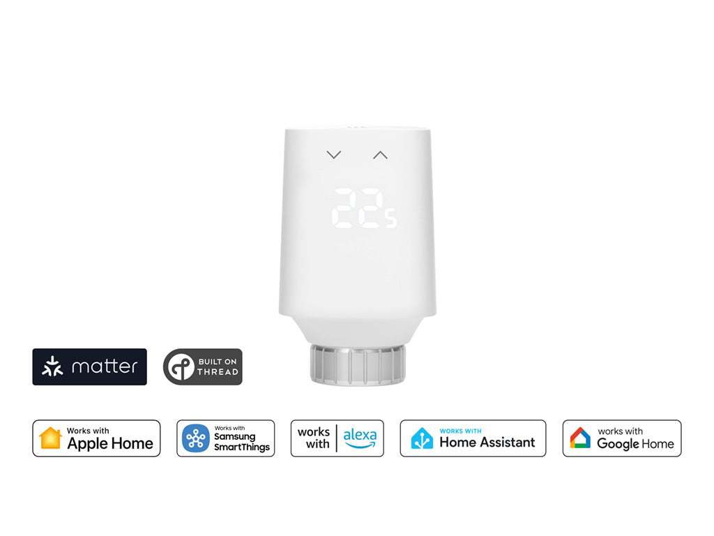 Tête thermostatique connectée Matter Eve Thermo (5ᵉ génération) – Eve