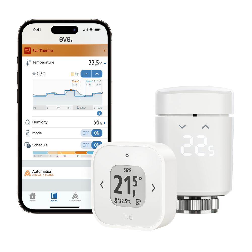 Capteur et régulateur de température connecté Eve Thermo Control - Eve