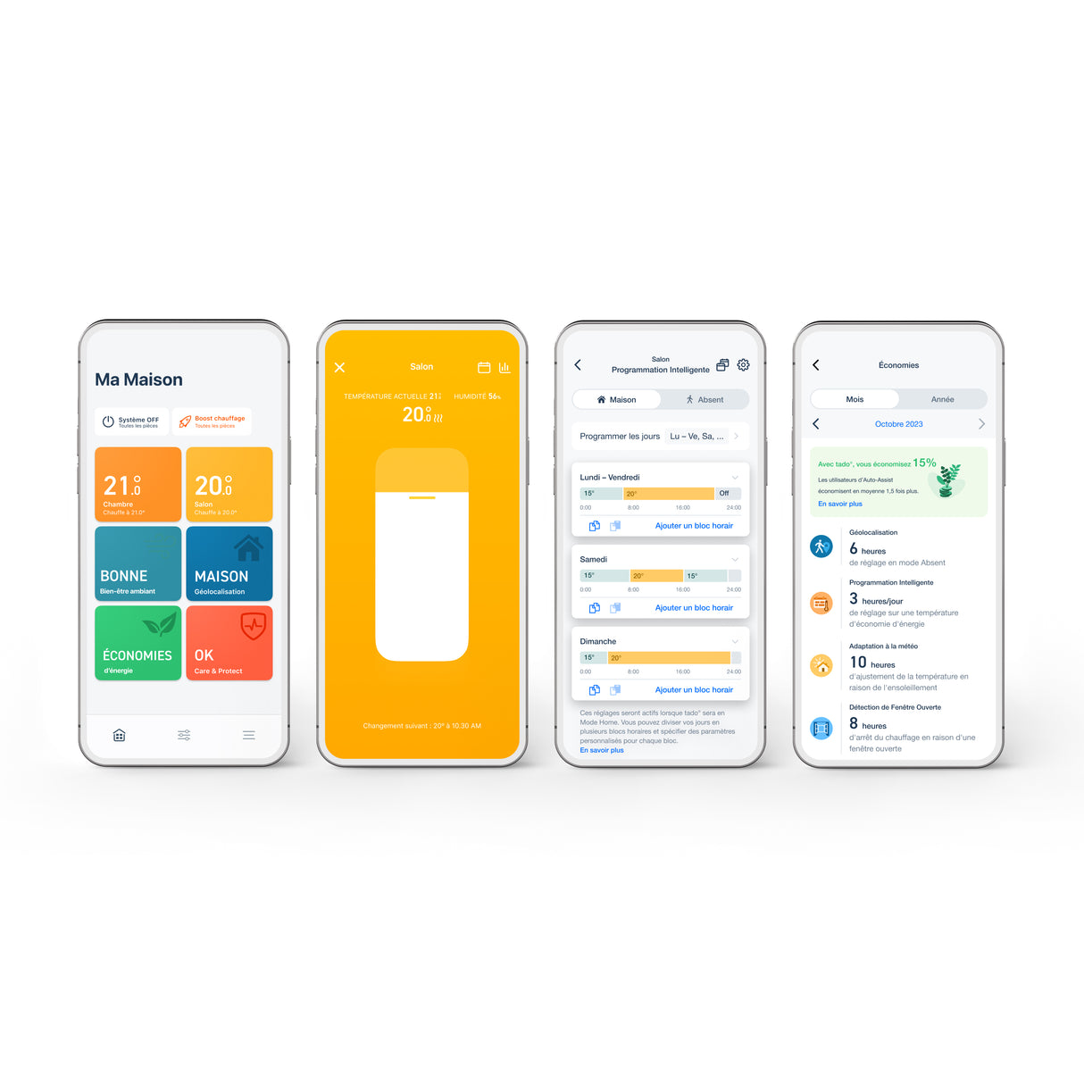 2 Têtes thermostatiques connectées et intelligentes X – tado°