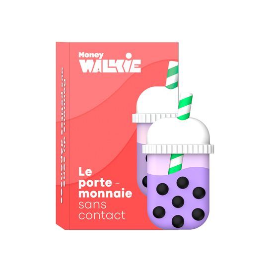 Walkie Bubble Tea - Porte monnaie sans contact - Money Walkie