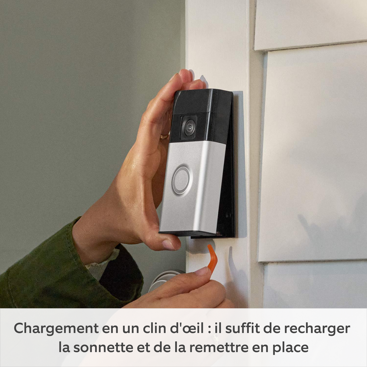 Sonnette vidéo sans fil - Battery Video Doorbell Blanc- Ring