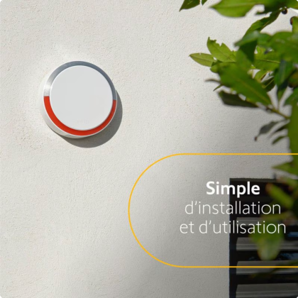 Sirène extérieure 112 dB - compatible Home Alarm - Somfy