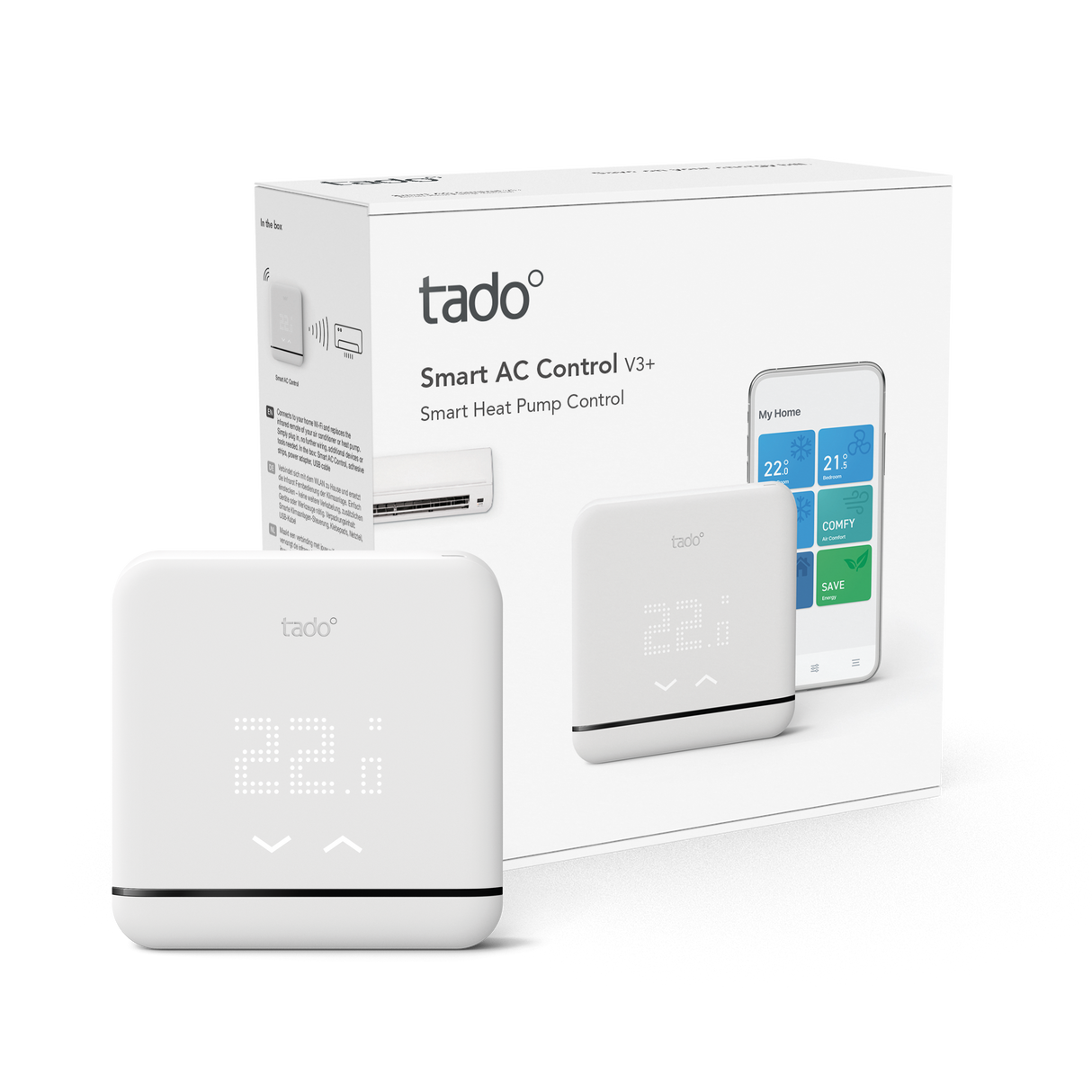 Contrôle Connecté et Intelligent de la Climatisation V3+ – tado°