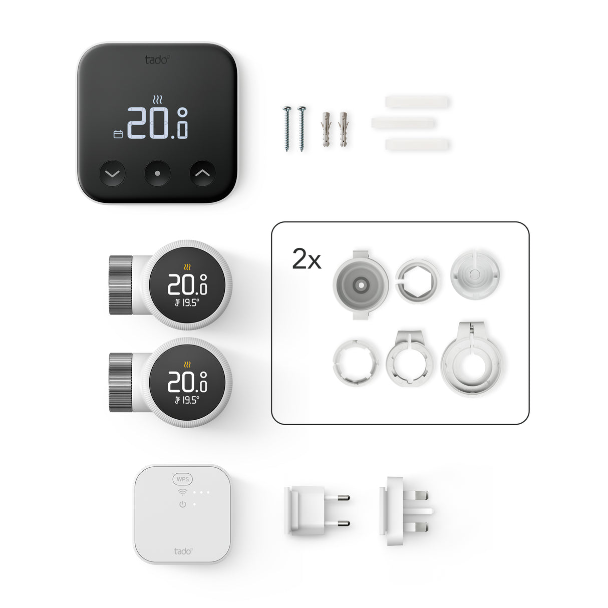 Thermostat Intelligent X - Kit de Démarrage Multiroom - tado°