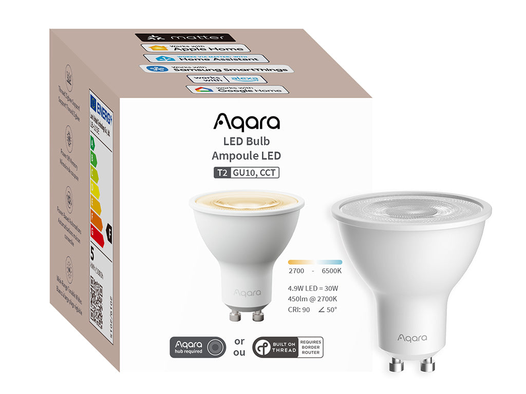 Pack éclairage 2 spots GU10 & Hub M100 - Aqara