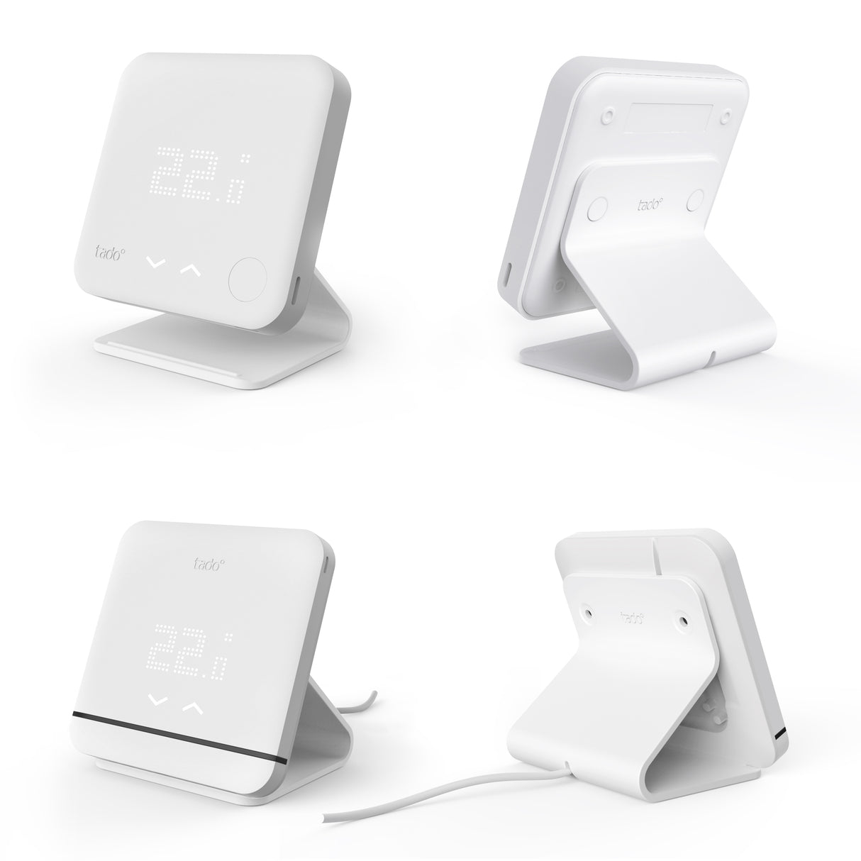 Support tado° – Accessoire de pose pour thermostat sans fil. sonde de température et contrôle de climatisation – tado°