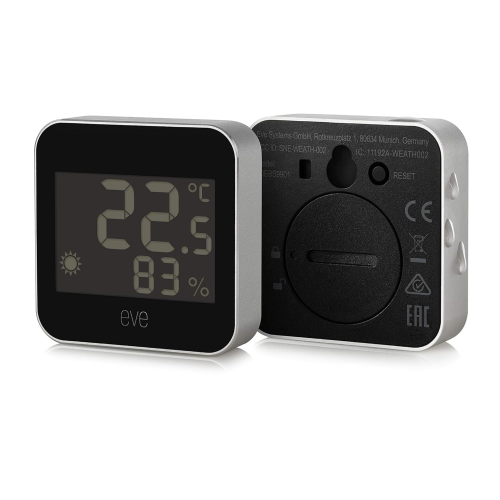 Station météo connectée Eve Weather Matter autonomie longue durée - Eve