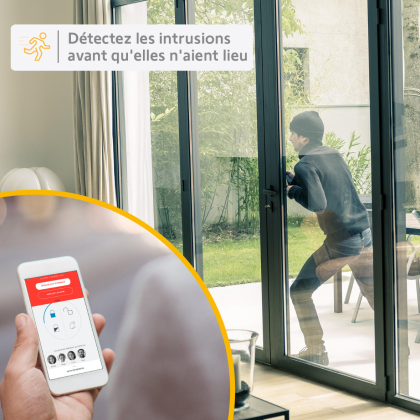 Pack starter Home Alarm Essential sans fil alertant avant l'intrusion - Somfy