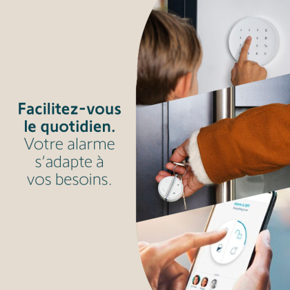 Pack starter Home Alarm Essential sans fil alertant avant l'intrusion - Somfy
