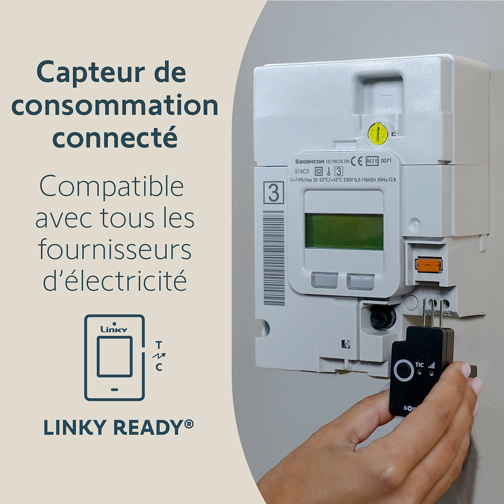 Capteur de consommation connecté Zigbee  - Somfy