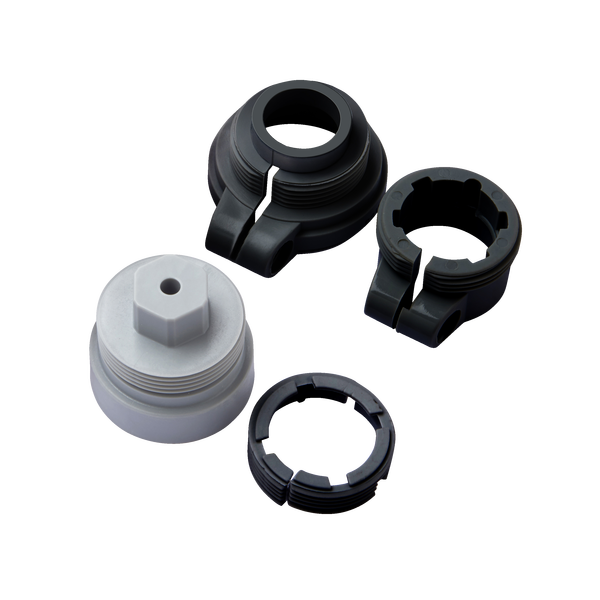 Kit 4 adaptateurs TRV 1.0 | Kit 4 adaptateurs (Danfoss RA, RAVL, RAV et M28x1,5) - 6050670 - Delta Dore