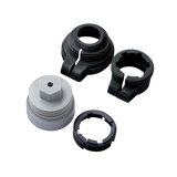 Kit 4 adaptateurs TRV 1.0 | Kit 4 adaptateurs (Danfoss RA, RAVL, RAV et M28x1,5) - 6050670 - Delta Dore