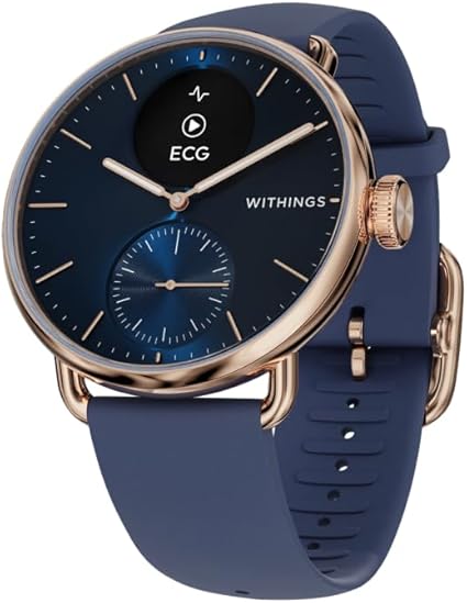 ScanWatch 2 38 mm Bleu nuit / Rose Gold - Montre connectée – Withings