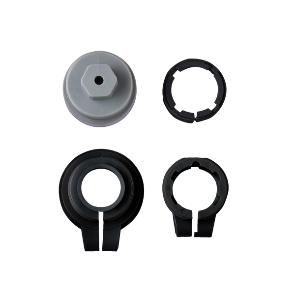 Kit 4 adaptateurs TRV 1.0 | Kit 4 adaptateurs (Danfoss RA, RAVL, RAV et M28x1,5) - 6050670 - Delta Dore