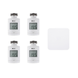 Pack starter TRV 1.0 connecté - 4 têtes thermostatiques intelligentes - 6050684 - Delta Dore