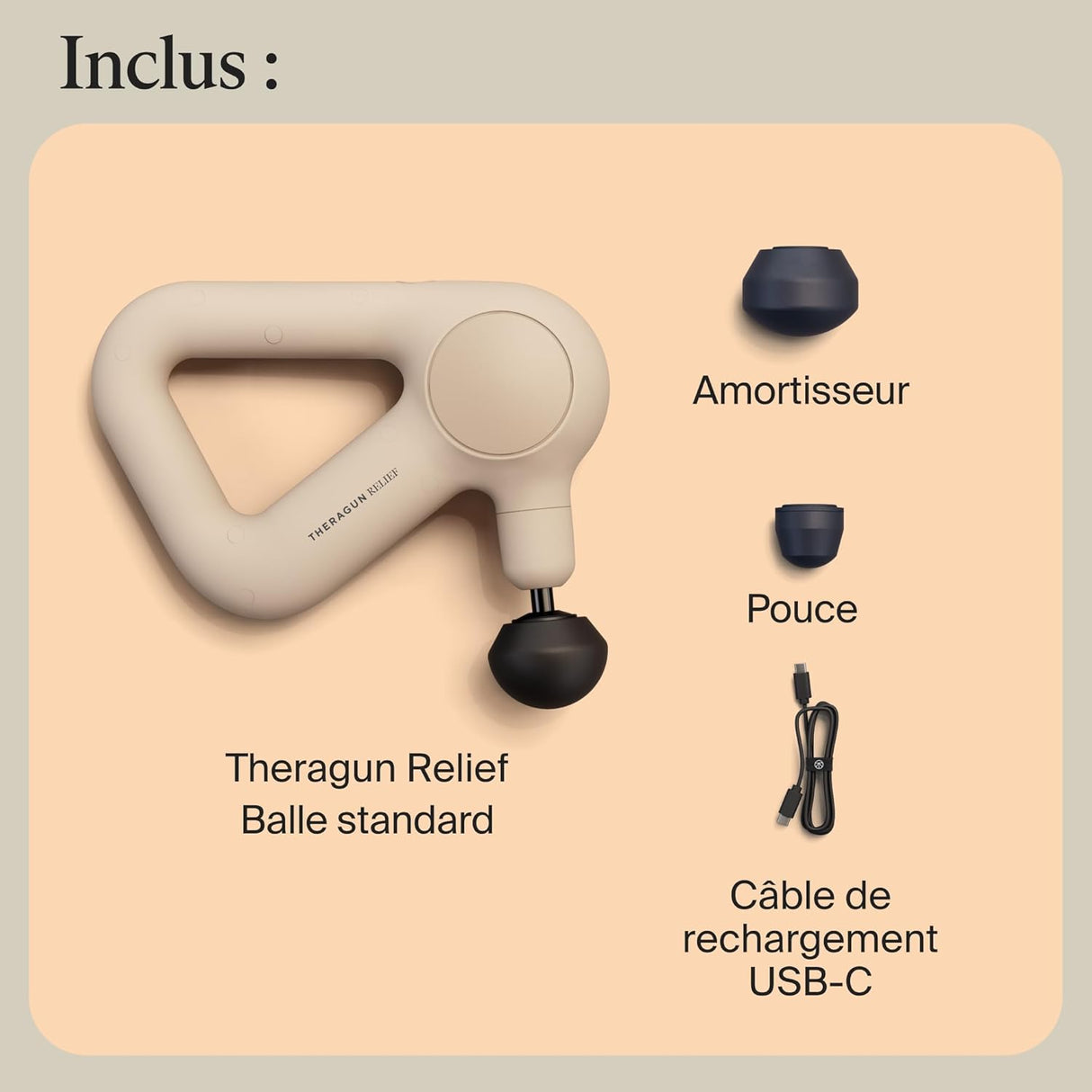Theragun Relief Sand - Pistolet de massage - Therabody