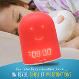 Réveil + Babyphone connecté éducatif Rémi – Rouge – UrbanHello