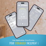 Réveil + Babyphone connecté éducatif Rémi – Gris – UrbanHello