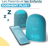 Réveil + Babyphone connecté éducatif Rémi – Bleu – UrbanHello