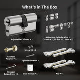 Cylindre ajustable/réglable pour serrure connectée Smart Lock U200 - Aqara