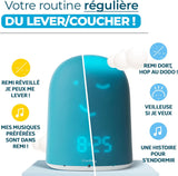 Réveil + Babyphone connecté éducatif Rémi – Bleu – UrbanHello